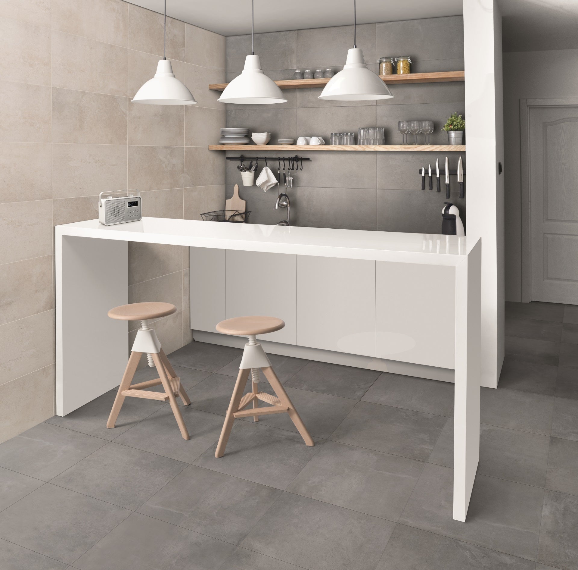 Passionis Greige 12"x24" - Faiola Tile