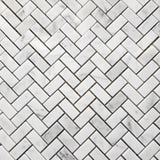 Cararra Mini Herringbone - Faiola Tile