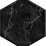 Dorset Black 8"x10" Hexagon