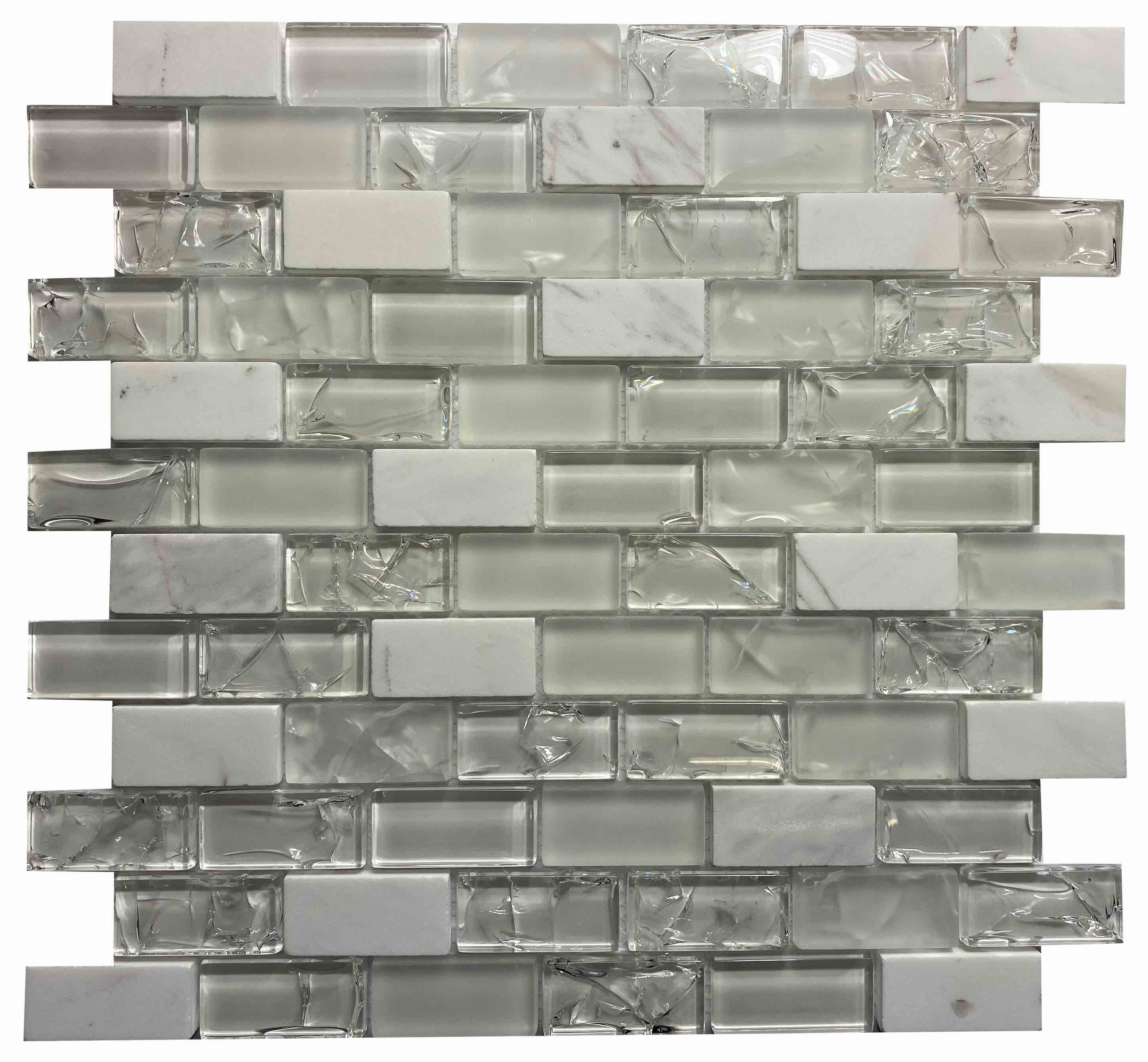White Crackle Glass - FA0010 - Faiola Tile