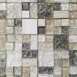 Earth Tone Crackle Glass Mix - FAOQ-5V - Faiola Tile
