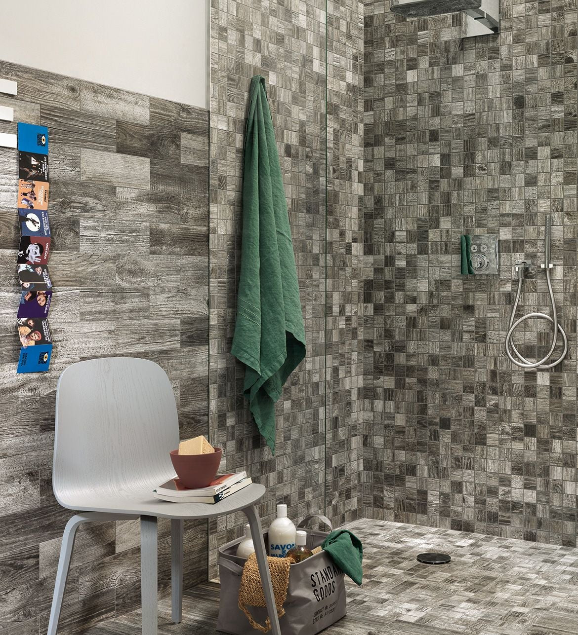 Time Silver 9"x36" - Faiola Tile
